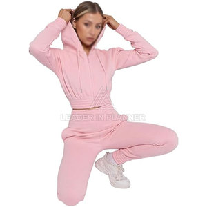 ชุดเซ็ตเสื้อครอปท็อปผู้หญิง ดีไซน์ล่าสุด ผ้าฝ้าย 100% คุณภาพสูง ขายดี - Product Image 3