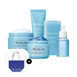 Acqua profonda siera Set per la cura della pelle 5 pezzi Kbeauty coreano cosmetici include siero sierico 30 crema solare siero regalo Tapioca - Product Image 1