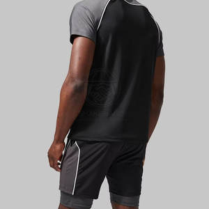 Ensemble T-shirt et short de sport pour homme de qualité supérieure, tissu durable, idéal pour la course à pied, l'entraînement et les activités sportives - Product Image 5