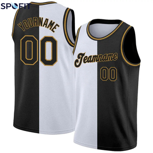 Maillot de basketball en tissu 100 % polyester de haute qualité, impression personnalisée, couleur dégradée, séchage rapide, respirant, grande taille, entraînement - Product Image 5