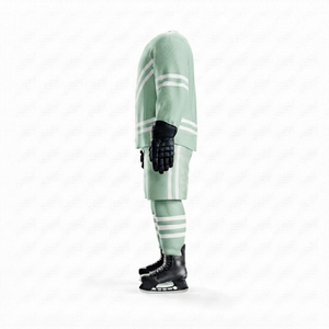 Ice Hockey Uniform Custom Team Jersey And Pants Breathable Lightweight <b>Athletic</b> Sportswear For Professional Training League - Product Image 3