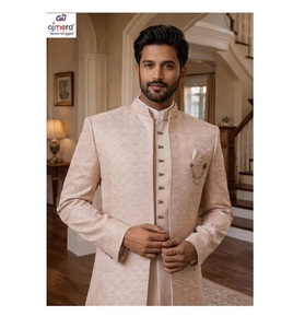 Men <b>Blazer</b> Suit <b>Set</b> Formal Outfit for Wedding Party Office Wear Stylish Comfortable Everyday Fit Modern Design Look - Product Image 1