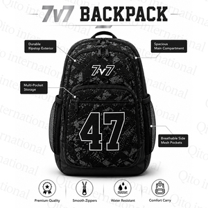 ผู้ผลิตชุดฟุตบอล 7v7 แบบ Private Label ชุดฝึกซ้อมฟุตบอลแบบ Sublimated ตามสั่ง เสื้อเจอร์ซีย์โพลีเอสเตอร์แบบไม่มีแขน เสื้อฮู้ดดี้ - Product Image 4