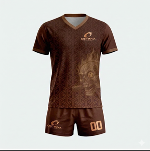 Uniforme de pickleball personnalisé à impression intégrale, coupe ajustée, manches courtes, 100 % polyester, anti-UV, nom d'équipe personnalisé, paddle-tennis - Product Image 3