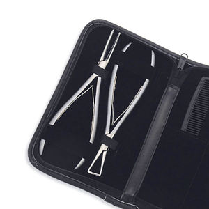 IMANS ENTERPRISES IE-HX-0027 Kit de Pinzas para Extensiones de Cabello de Acero Inoxidable, Herramienta Profesional de Salón para Instalación y Remoción de Clips - Product Image 3