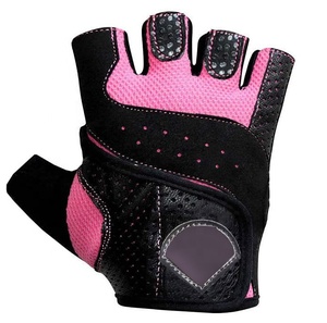 Guantes Deportivos Antideslizantes para Gimnasio, con Protección de Palma Acolchada de Silicona, Transpirables, Resistentes a Impactos, para Levantamiento de Pesas, Medios Dedos - Product Image 4