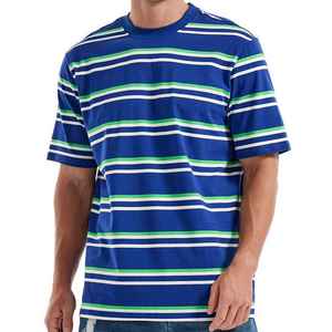 T-shirt décontracté pour homme, personnalisé, grande taille, manches courtes, col rond, fitness, musculation, haute visibilité, lavable, style unique - Product Image 2