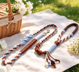 Premium Eco-Friendly Modern Animal Print Heavy Duty <b>Dog</b> <b>Leash</b> with 100% Cotton - Product Image 1