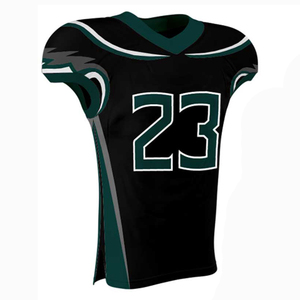 Conjunto de Uniforme de Fútbol Americano Sublimado Personalizado, Pantalones y Camiseta, Negro, Blanco y Rosa, Número 24, para Hombre Adulto, Transpirable, de Poliéster - Product Image 5