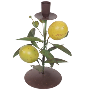 Porte-bougie en fer fait main en forme de citron, écologique et durable, pour Noël, Pâques, décoration intérieure, coffrets cadeaux, collections AB - Product Image 4