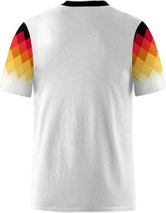 Maillot de football personnalisé unisexe de l'équipe allemande 2025, col rond, UPF 50, respirant, séchage rapide, manches courtes, 100% polyester, design du drapeau - Product Image 5