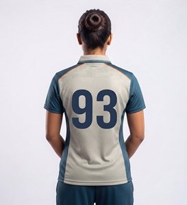 Camisetas de Fútbol Femeninas 100% Poliéster, Camiseta de Cricket Femenina de Alto Rendimiento, Camiseta de Cricket Femenina Sublimada - Product Image 2