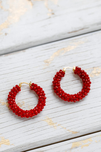 ต่างหูห้อยประดับลูกปัดหลากสีสัน ทำมือ ประดับมุกเทียม สไตล์โบฮีเมียน ทันสมัย เครื่องประดับแบบเสียบเล็บ สำหรับผู้หญิง สไตล์ชาติพันธุ์ - Product Image 4