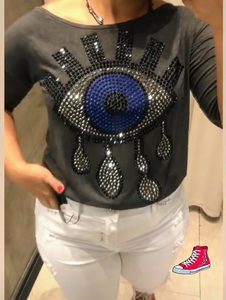 Beaded Embroidery Seed Beads Fashion Tank <b>Top</b> Stylish Seed Beads Hand Embroidered Tank <b>Top</b> - Product Image 3