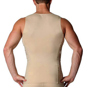 Camiseta sin mangas de algodón 100% transpirable de corte regular y secado rápido con cuello redondo y color liso para hombre, estilo urbano. - Product Image 6