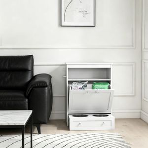 Stylish Stainless Steel Pet <b>Feeder</b> Station Storage Cabinet Portable Automatic <b>Cat</b> Food Container with Elevated Feature - Product Image 2