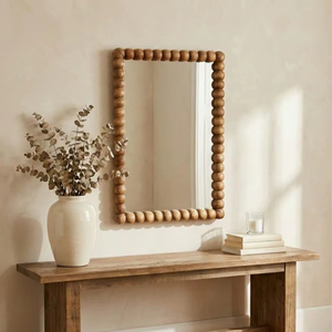 Modern Decorative Mosaic <b>Mirror</b> with Customizable Color Orange/Terracotta - Product Image 1