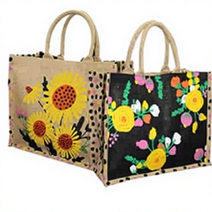 Organic Cotton Canvas Tote Bag <b>Extra</b> <b>Large</b> Eco-Friendly, Custom Logo, Durable Shopping Bag with Digital Forest Scenery <b>Print</b> - Product Image 1