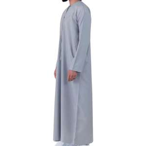 Robe de prière musulmane d'hiver pour hommes, Jubba Thobe Thawb Jubbah Kurta, Manteau, Tenues arabes pour imams, pour adultes, toutes saisons, Jubbah - Product Image 5