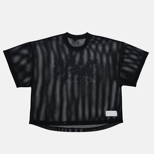 T-shirt personnalisé en gros, imprimé intégral, style rétro streetwear, maillot de football américain, sublimation de haute qualité, coupe ample en maille - Product Image 2