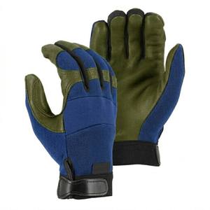 ถุงมือป้องกันความปลอดภัย PPE หนังคุณภาพสูง ทนทาน สีน้ำตาลแดง ซับในไนลอน สำหรับช่าง - Product Image 6