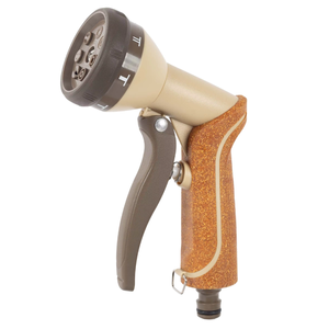 Boquilla de Manguera de Agua de Plástico y Corcho para Limpieza de Patios con Gatillo Frontal, Diseño Ergonómico de Mango y Liberación Rápida - Product Image 1