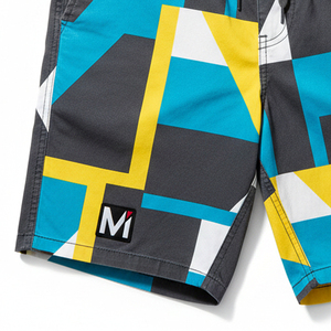 Shorts d'été unisexes style rétro en nylon coupe-vent, vêtements de sport vintage, shorts d'été légers, prix de gros - Product Image 2