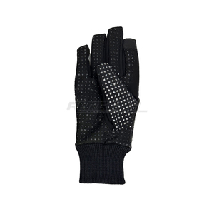 Gants d'équitation en cuir à doigts entiers, antidérapants, respirants, compatibles avec les écrans tactiles, unisexes, à enfiler, pour l'hiver - Product Image 3
