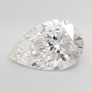 Diamante cultivado en laboratorio con certificación IGI, forma de pera brillante, 1.5 quilates, claridad VS1, color D, directo del fabricante, diamante CVD. - Product Image 2