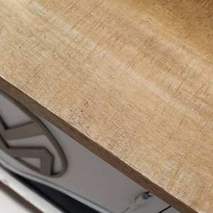 Meuble TV Vandana Cresta Pebble avec plateau en bois de manguier Combi - Product Image 3