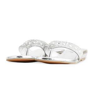 Sandales à talons dorées FN0794 Chappal élégant de fantaisie avec un design complexe - Product Image 3