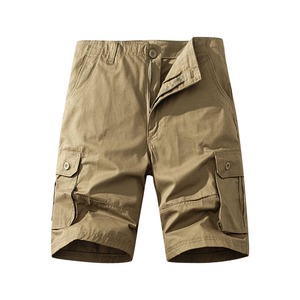 Shorts de randonnée pour hommes, séchage rapide, respirants, imperméables, polyester/coton, taille mi-haute, cordon de serrage, élastique, longueur 3/4, service OEM - Product Image 5