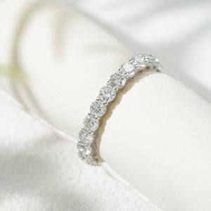 Anillo de Plata de Ley 925 con Diamante Cultivado en Laboratorio de 0.30 Quilates, Corte Brillante, Color E, Modelo J-029 de MAISHA DIAM JEWELRY, Regalo de Boda - Product Image 3