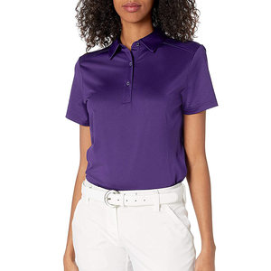 Tenue à manches courtes, matière respirante, idéale pour un usage quotidien, design léger, style simple, polos pour femmes. - Product Image 6