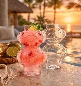 Verre à champagne haut de gamme en forme d'ours en peluche pour célébrations, provenant d'un exportateur indien, à prix abordable - Product Image 1