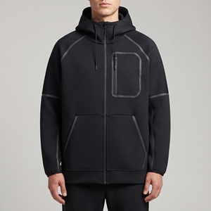 Innovative Bolstr Industry <b>Men</b> Oversized <b>Thermal</b> Waffle Hoodie Drop Shoulder Casual <b>Top</b> Eco-Friendly Breathable Streetwear - Product Image 1