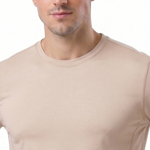 T-shirt de compression à manches longues personnalisé pour hommes, coupe ajustée, pour la musculation, l'entraînement et le yoga – Vente en gros - Product Image 5
