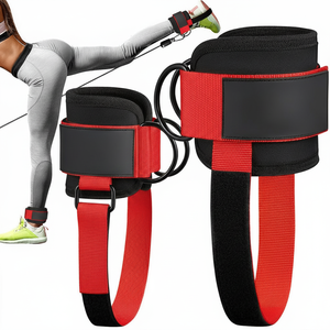 Sangle de cheville rembourrée avec anneau en D pour machine à câble, accessoire d'entraînement de fitness réglable en néoprène pour exercices des jambes en salle de sport - Product Image 6