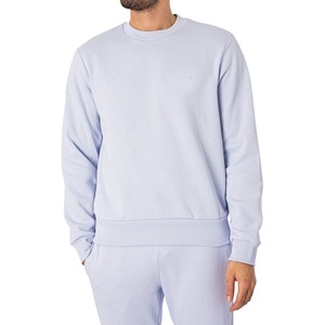 Chándal transpirable de talla grande para hombre, conjunto de traje para correr liso con logotipo personalizado, Sudadera de cuello redondo, chándal ecológico, otoño 2024 - Product Image 3