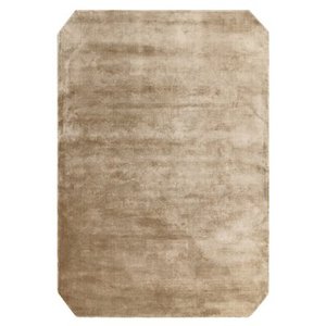 Tapis moderne de luxe en viscose douce, fabriqué à la machine, couleur unie, avec envers antidérapant en coton, personnalisable pour salon et hôtel - Product Image 1
