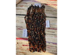 Tasbih/Misbaha de 99 cuentas de cuerno de búfalo redondo pulido, rústico, islámico, moderno, ecológico, religioso de ILAHI, Uttar Pradesh - Product Image 4