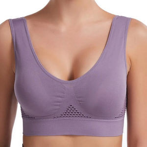 Ensemble de soutien-gorge personnalisé pour femmes, push-up, sans fil, sans couture, lingerie respirante, confortable, vente en gros aux États-Unis, OEM - Product Image 2