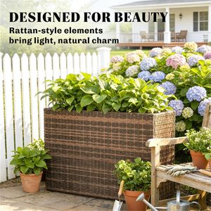 Fioriera Rialzata e Vaso per Fiori Resistente per Giardini Esterni - Product Image 2