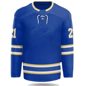 Maillot de Hockey sur Glace Tenzo Intl 2026 Personnalisé avec Logo, Haute Qualité, Impression par Sublimation, Respirant, Séchage Rapide, Coton/Bambou 3D - Product Image 1