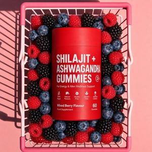 Gomitas de Shilajit y Ashwagandha de Marca Privada OEM para Energía y Apoyo al Bienestar Masculino - Product Image 1