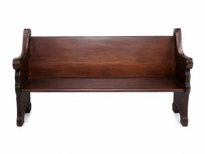 Banc d'église en teck massif, mobilier d'église en bois, sièges pour chapelle, cathédrale, salle de culte, mobilier religieux sur mesure - Product Image 2