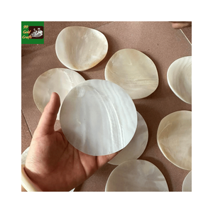 Assiette en nacre naturelle de haute qualité, faite à la main, pour caviar, vaisselle élégante pour restaurant gastronomique - Product Image 2
