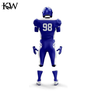 Uniforme de Fútbol Americano Personalizado OEM, Conjunto de Jersey y Pantalones, Transpirable, Ligero, de Secado Rápido, Tela de Poliéster Resistente, Sublimación - Product Image 3