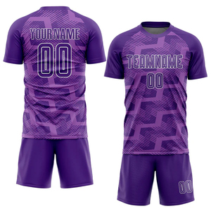 Ensemble de maillots de football personnalisés 100% polyester, design personnalisé pour l'école/le club, entraînement et tenue de match - Product Image 3