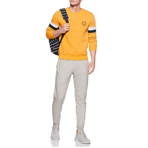 Sweatshirts Slim pour Hommes en Coton de Qualité Supérieure Manches Personnalisées Rayures Couleur Unie 3D Gaufré Polaire Hiver Brodé Direct - Product Image 5